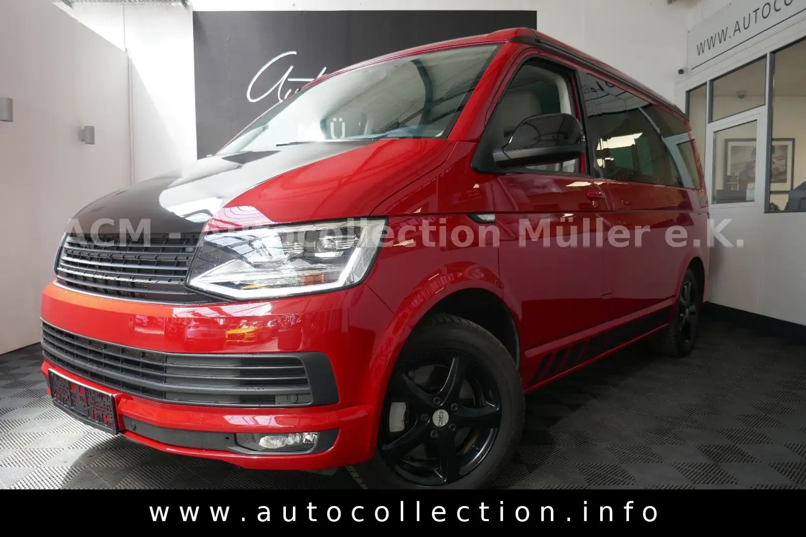 Volkswagen T6 California Beach Edition 4Motion*LED*AHK*Navi Rouge - 1