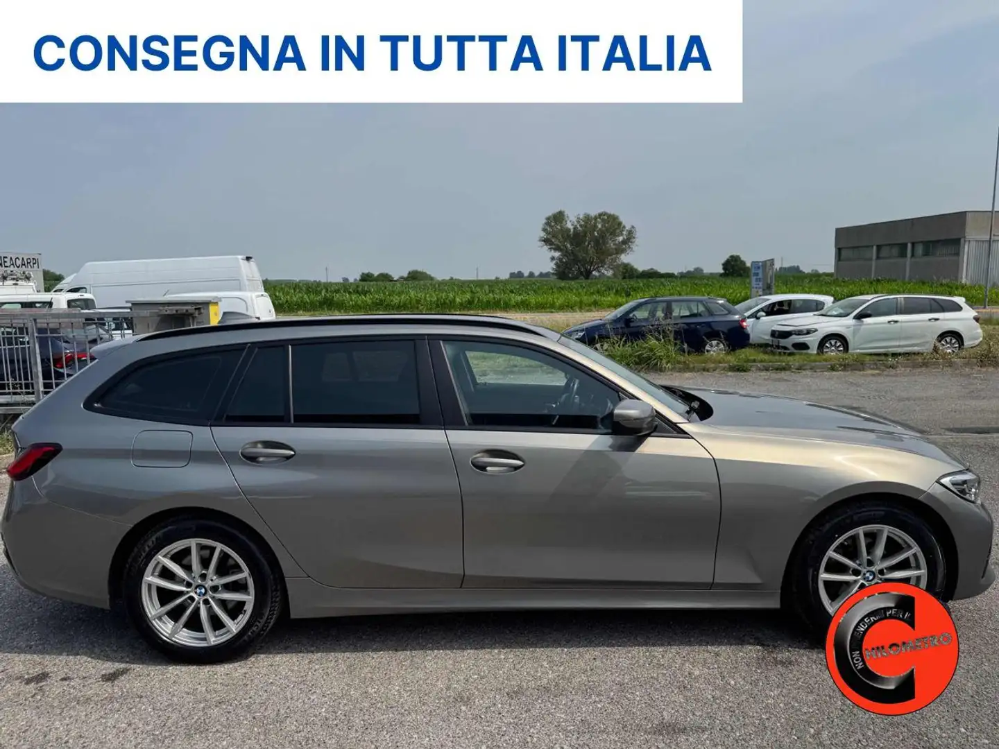 BMW 318 D 48V TOURING AUT/ ADVANTAGE-NAVI-CAR PLAY-CRUISE- Grigio - 2