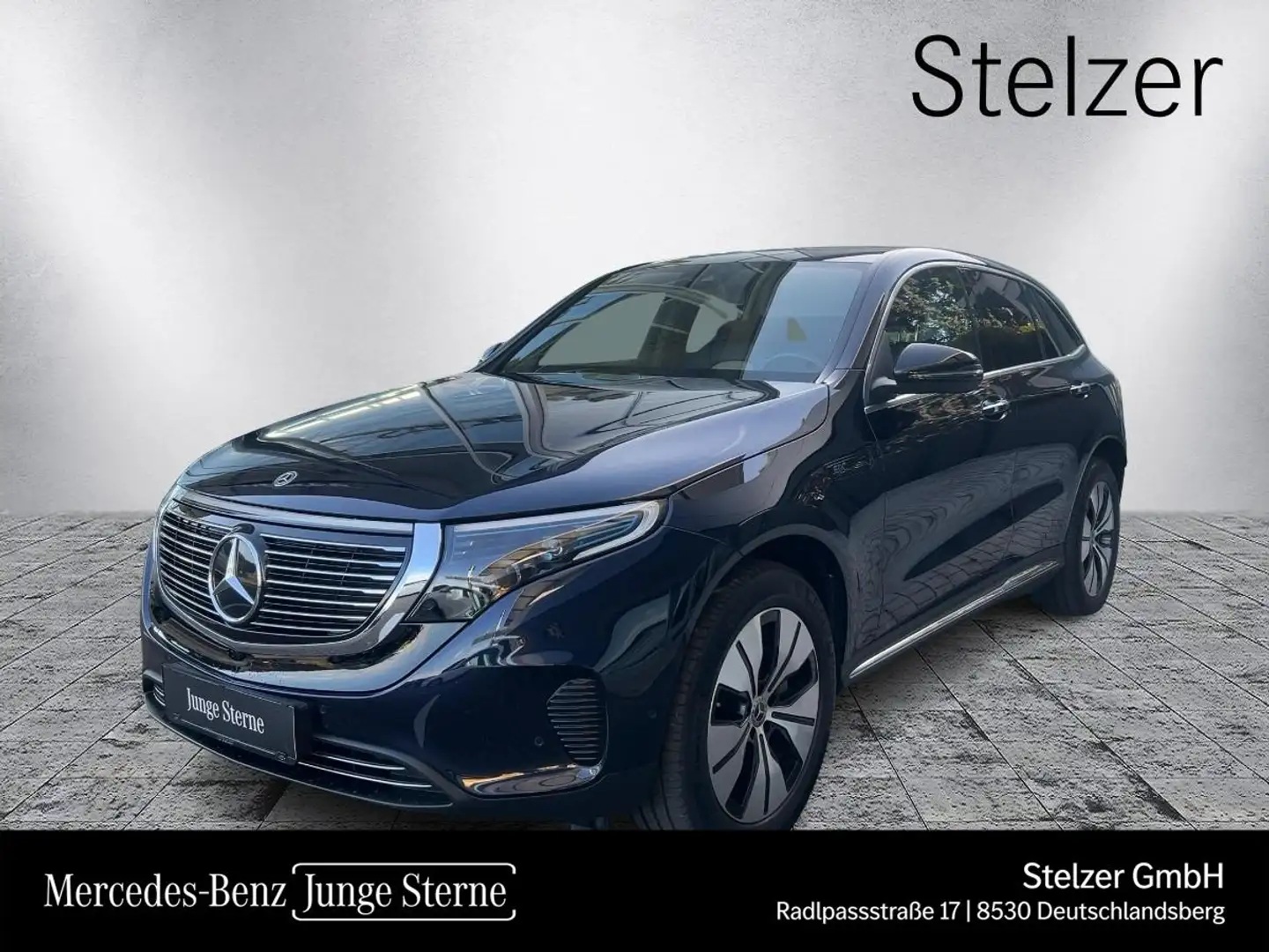 Mercedes-Benz EQC 400 KeyGo PTS Shz Ambi Mbeam AHV Blau - 1