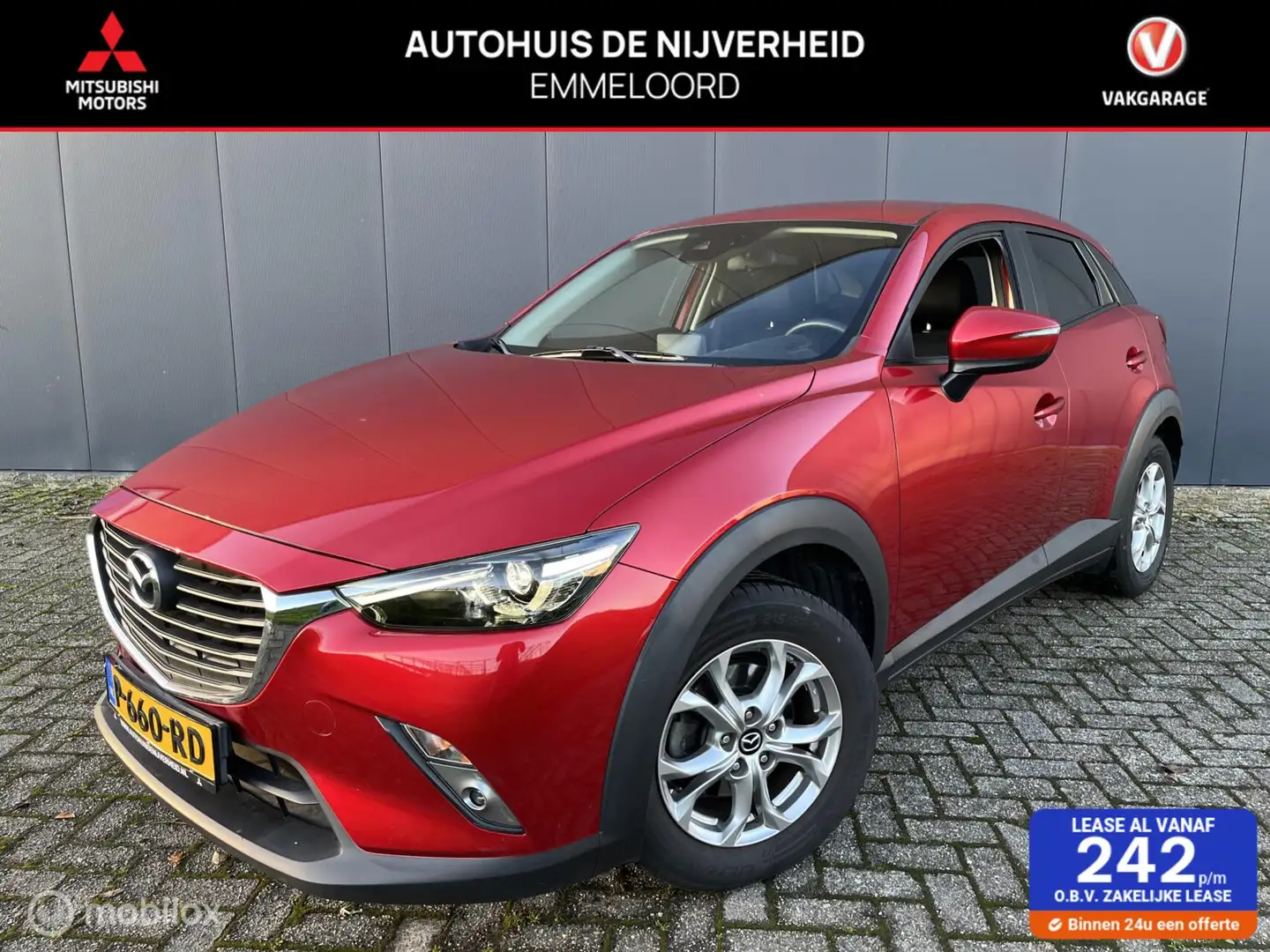 Mazda CX-3 2.0 SkyActiv-G 120 SkyLease GT Rood - 1
