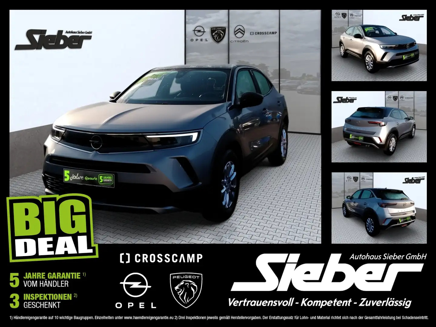 Opel Mokka 1.2 Turbo Edition NAVI*KAMERA*PDC*REGENSENS Grijs - 1