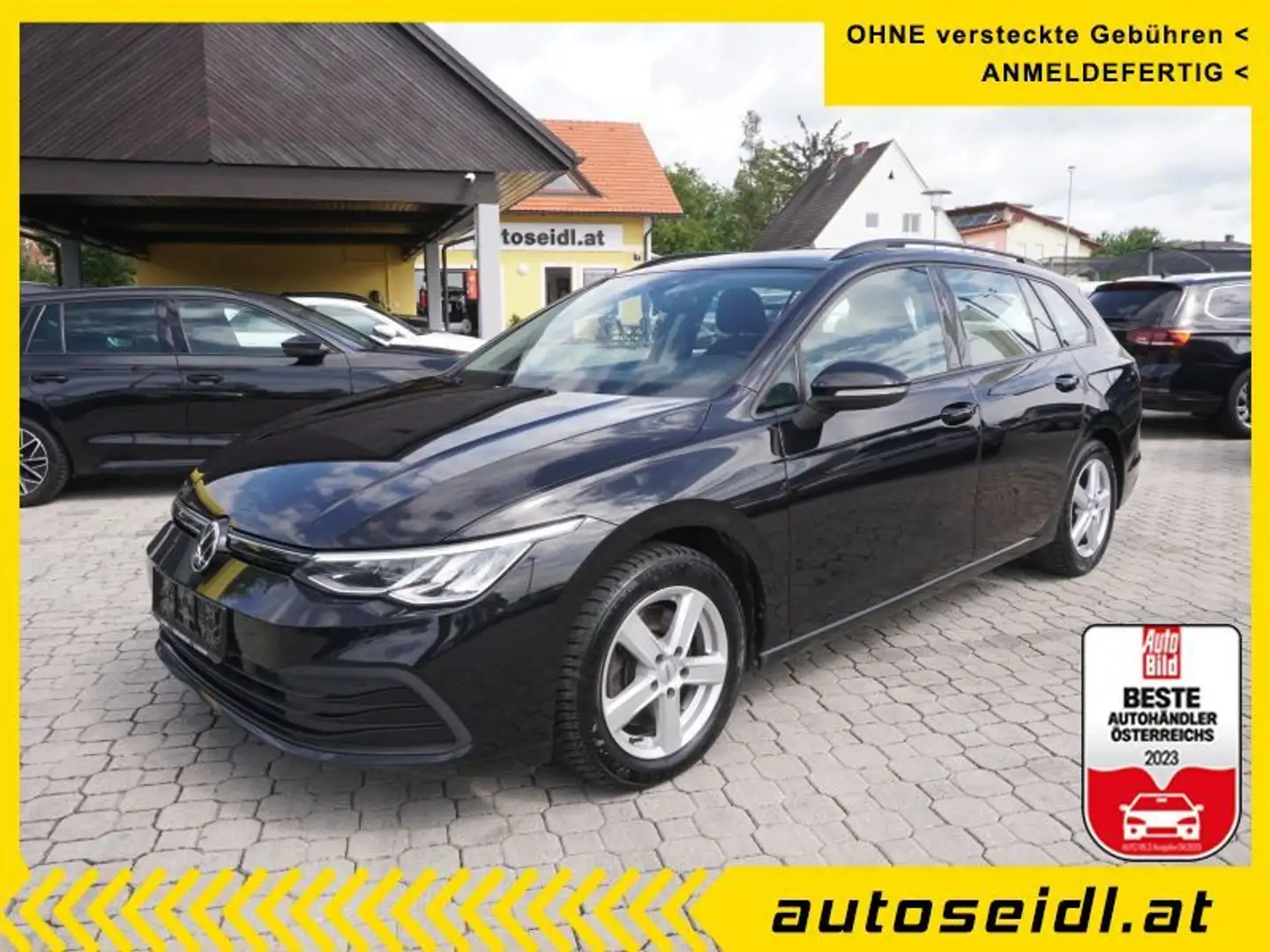 Volkswagen Golf Variant 2,0 TDI Life *NAVI+VIRTUAL+LED* Schwarz - 1