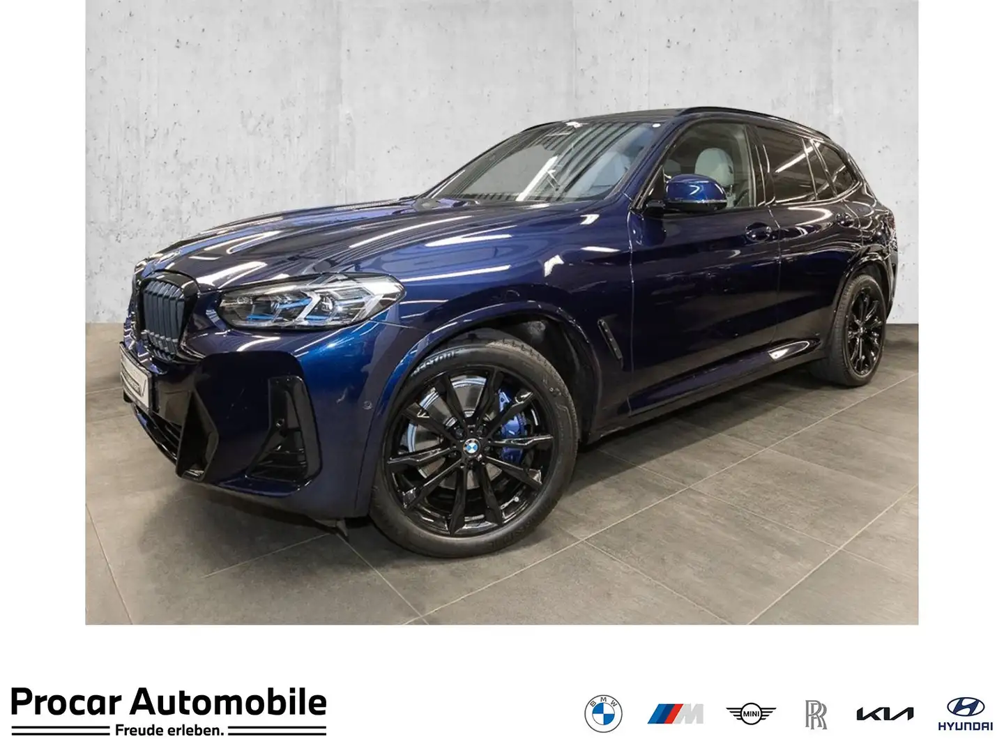 BMW X3 xDrive30d M Sportpaket Head-Up HK HiFi DAB Bleu - 1