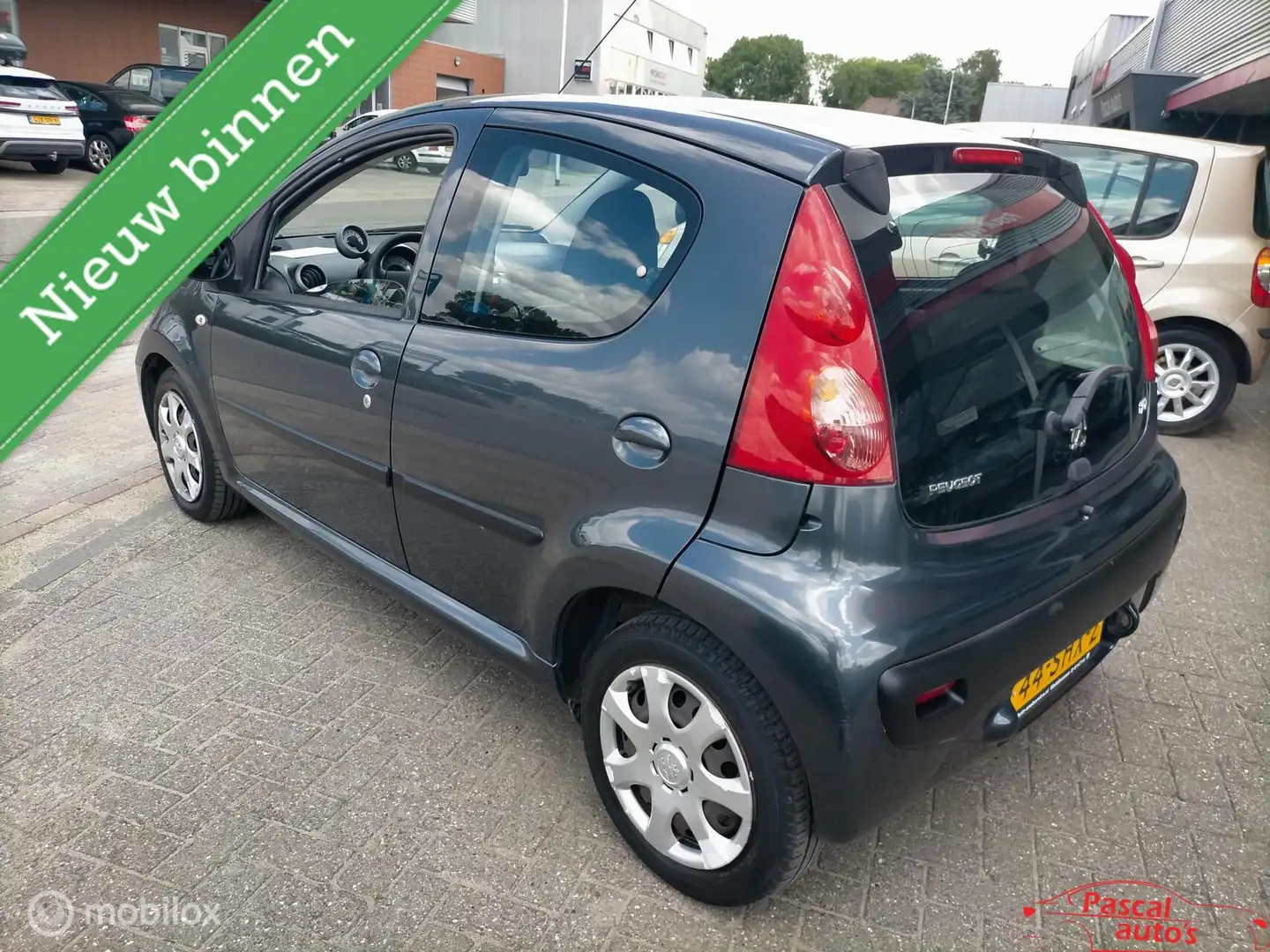 Peugeot 107 1.0-12V nap apk airco Grijs - 2