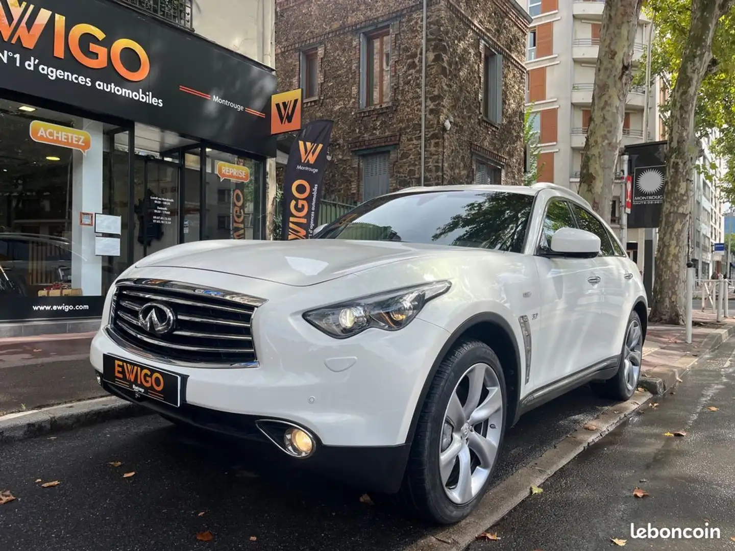 Infiniti QX70 3.7 320 s premium awd bva Blanc - 1