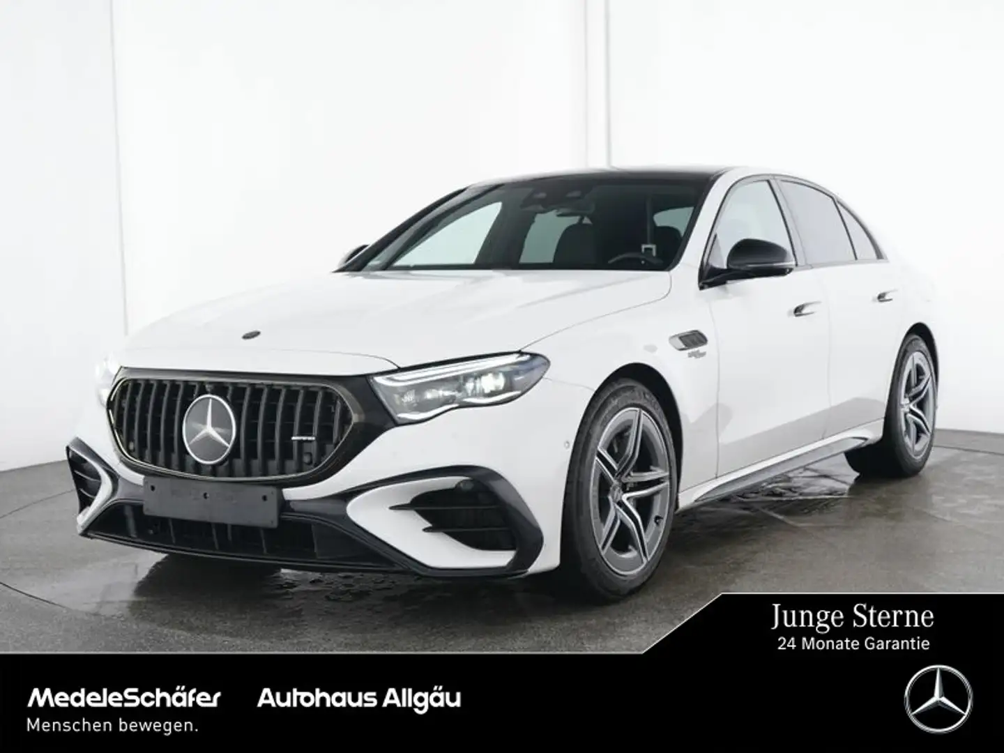 Mercedes-Benz E 53 AMG E 53 AMG Hybrid 4M+ Night Pano AHK Fahr-Assi 360° Weiß - 1