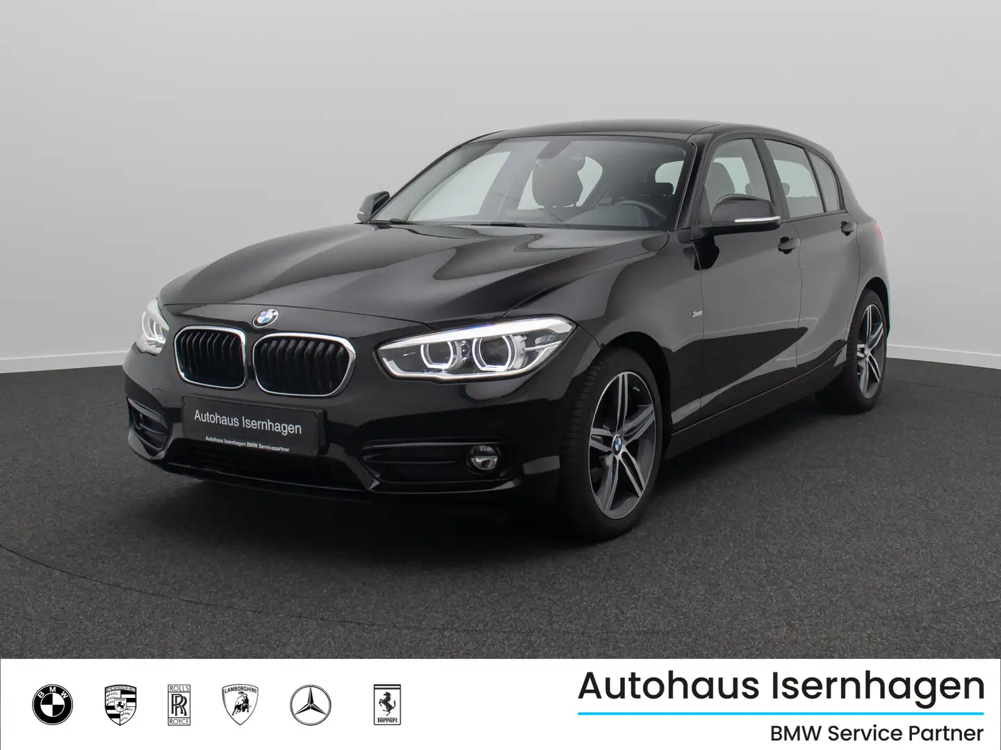 BMW 118 Sport Line LED NaviBusiness Lordos Tempomat Negro - 1