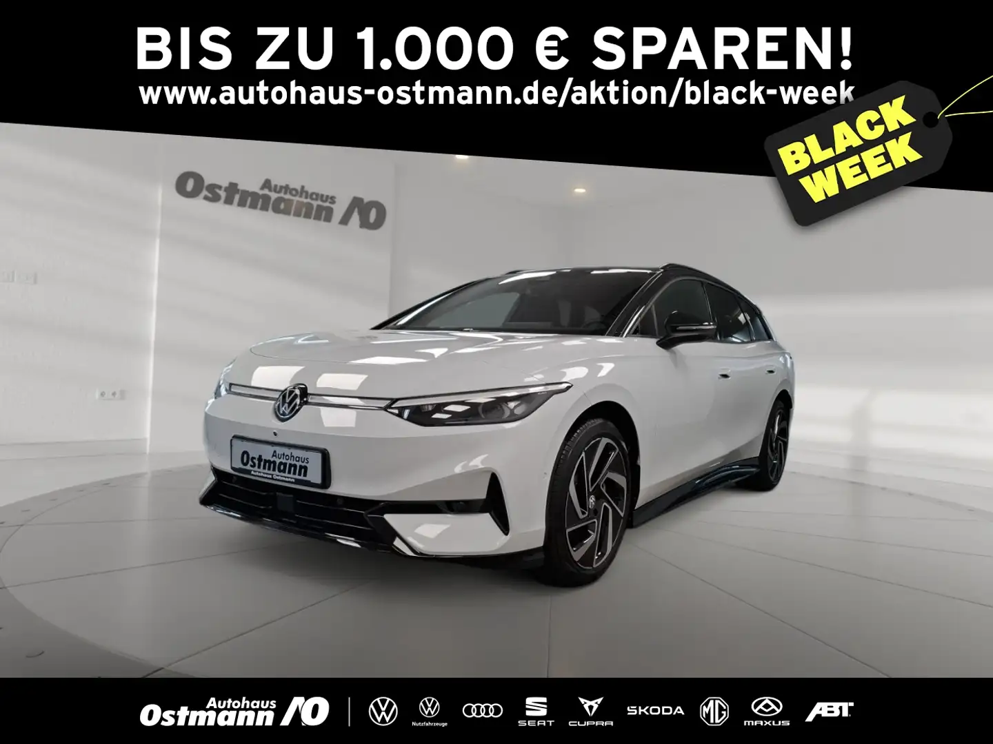 Volkswagen ID.7 Tourer Pro AHK 20'' 360° Matrix Massage Weiß - 1