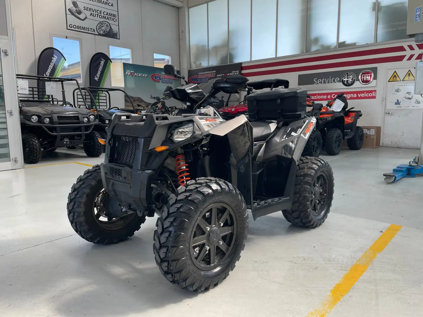 Polaris Scrambler 1000 E XP EPS Titanium Matte EPS - EBS - ADC Argento - 1