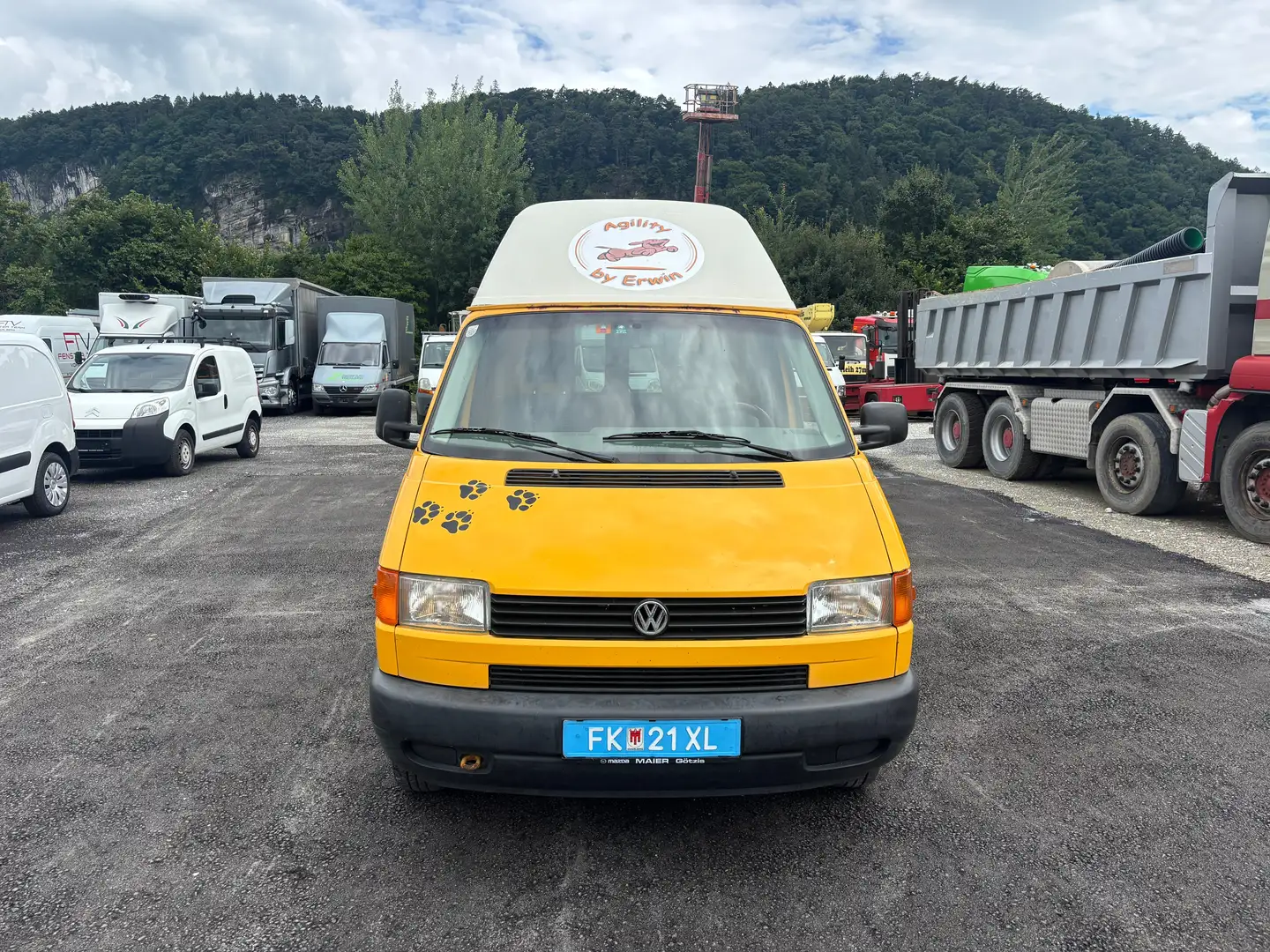 Volkswagen T4 Hochdach Kasten 1.9 Turbodiesel Gelb - 2