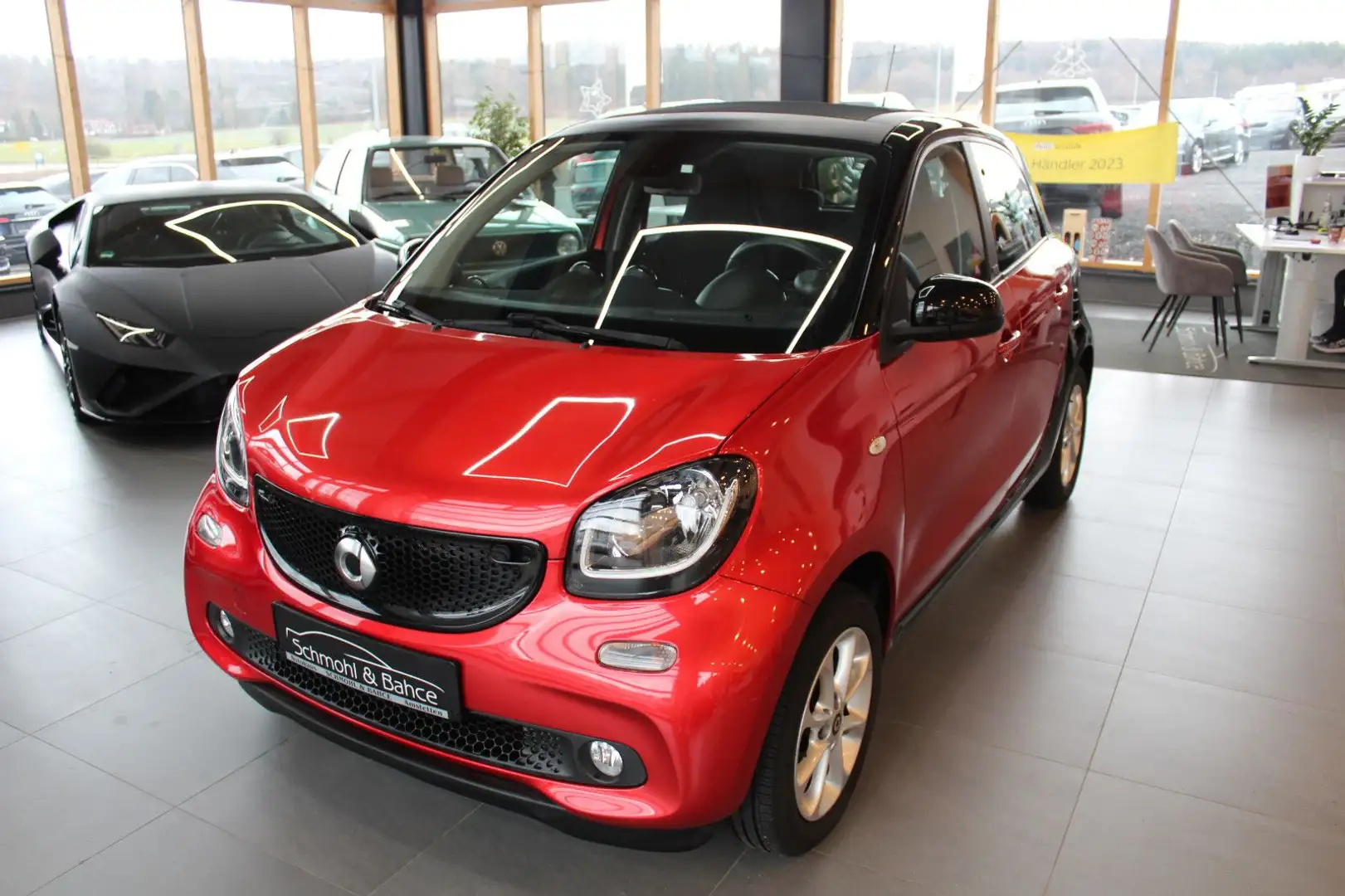 smart forFour 0.9 66kW*KLIMA*PANO*NAVI*PDC* Rot - 1