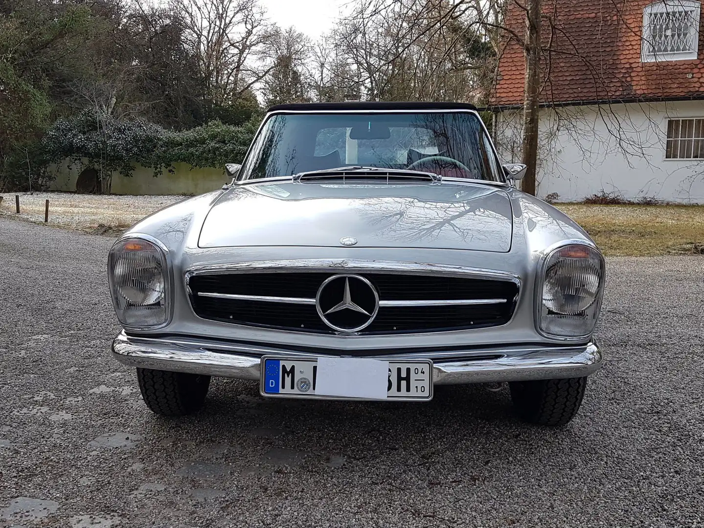 Mercedes-Benz SL 280 ZF 5 deutsch Note 1 Top Gümüş rengi - 1