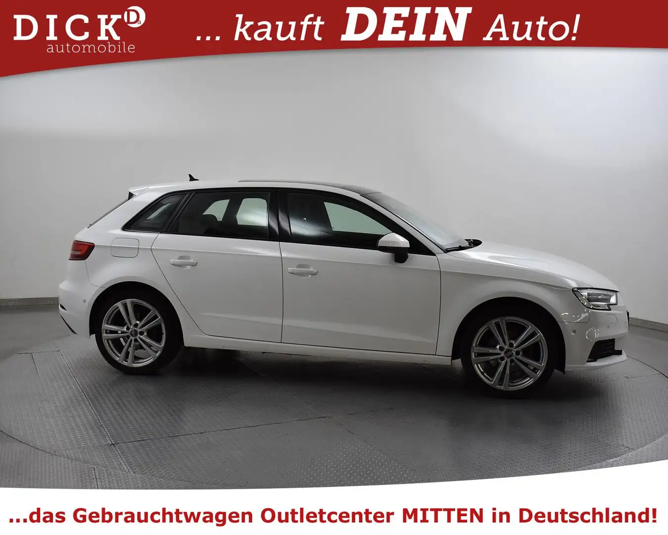Audi A3 SB 30 G-Tron Sport S LINE+PANO+B&O+ACC+MASSAG Weiß - 2