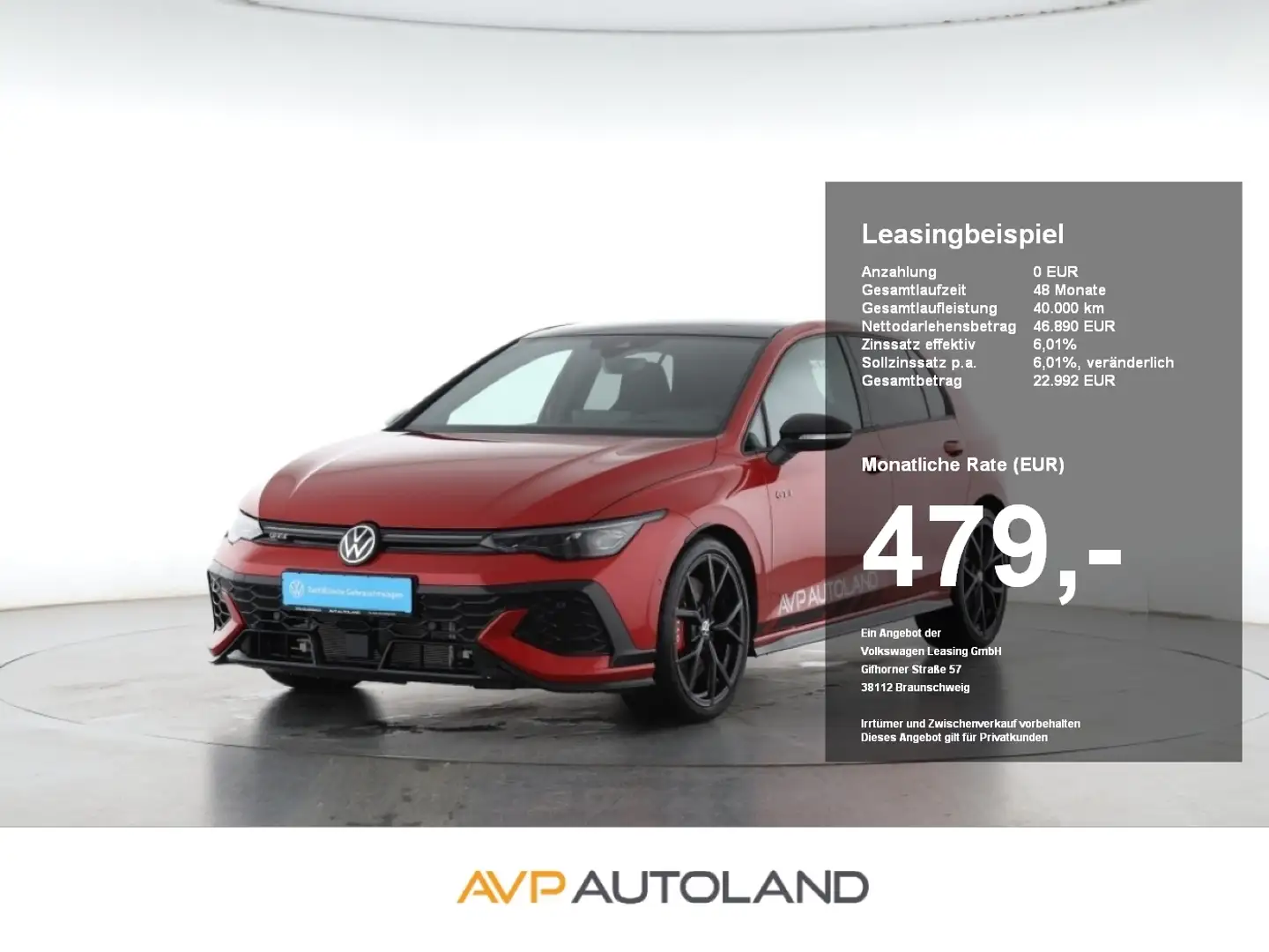 Volkswagen Golf VIII GTI 2.0 TSI DSG Clubsport | PANO | Rojo - 1