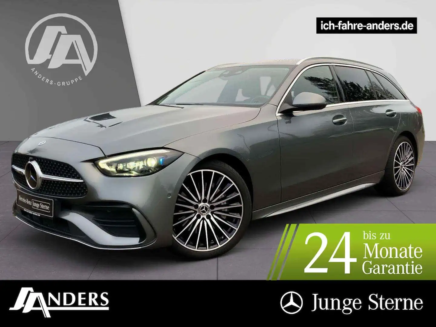 Mercedes-Benz C 220 d T AMG+MBUX+Distr+HUD+Sthz+DIGITAL+36+SHZ Grau - 1