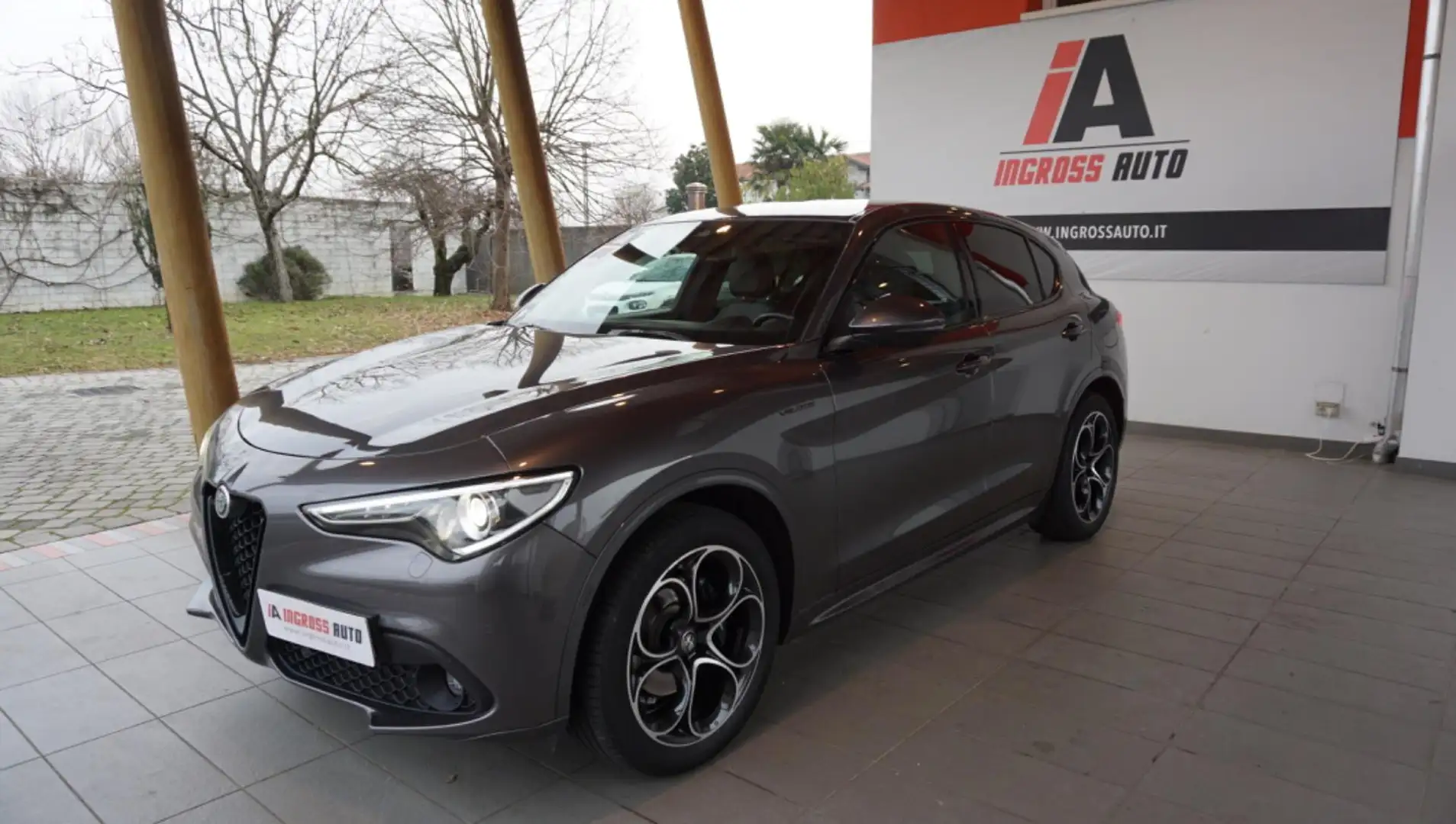 Alfa Romeo Stelvio 2.2 Turbodiesel 210 CV AT8 Q4 Veloce Grigio - 1