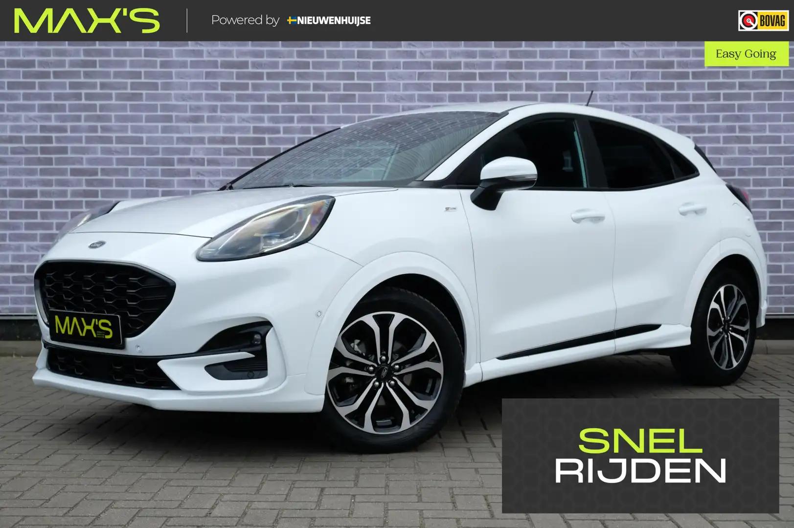 Ford Puma 1.0 EcoBoost Hybrid ST-Line Adaptieve Cruise Contr Wit - 1