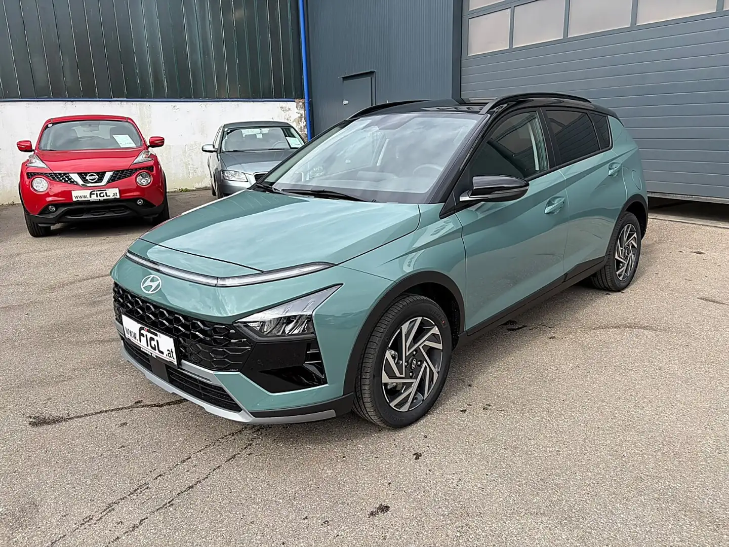 Hyundai BAYON Bayon 1,0 T-GDI GO! Plus Grün - 1