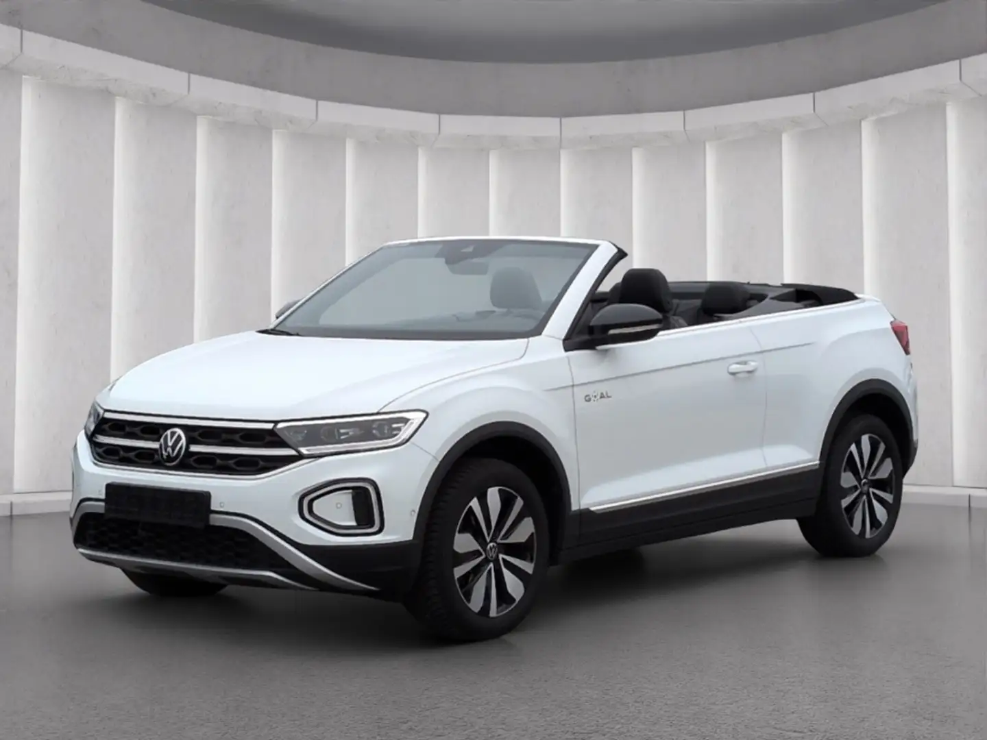 Volkswagen T-Roc Cabrio GOAL 1.0TSI*LED+ ACC R-Kam Navi SHZ Blanc - 2