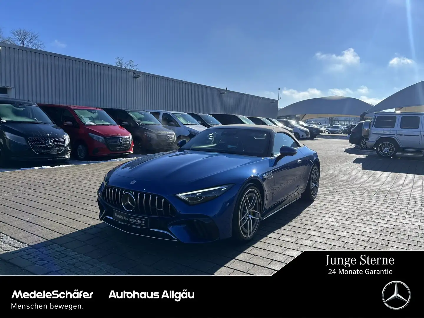 Mercedes-Benz SL 63 AMG SL 63 AMG 4M+ Premium+ 20" MASSAGE VA-Lift 360° Bleu - 1