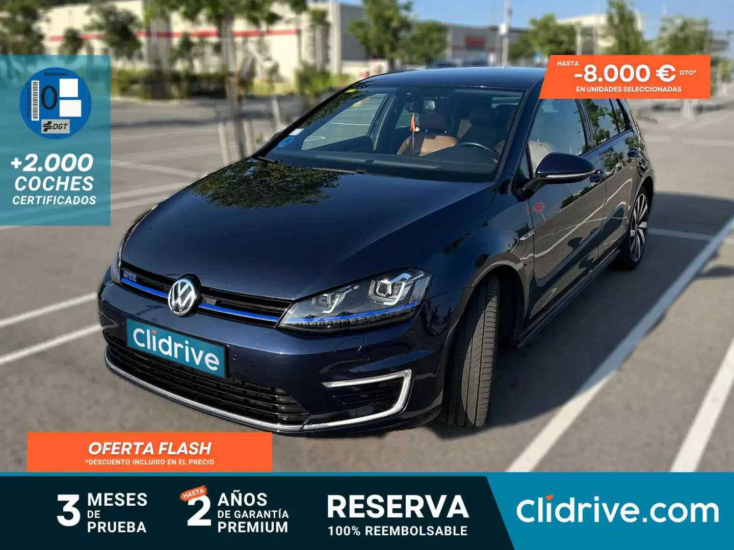 Volkswagen Golf 1.4 TSI DSG GTE Negro - 1