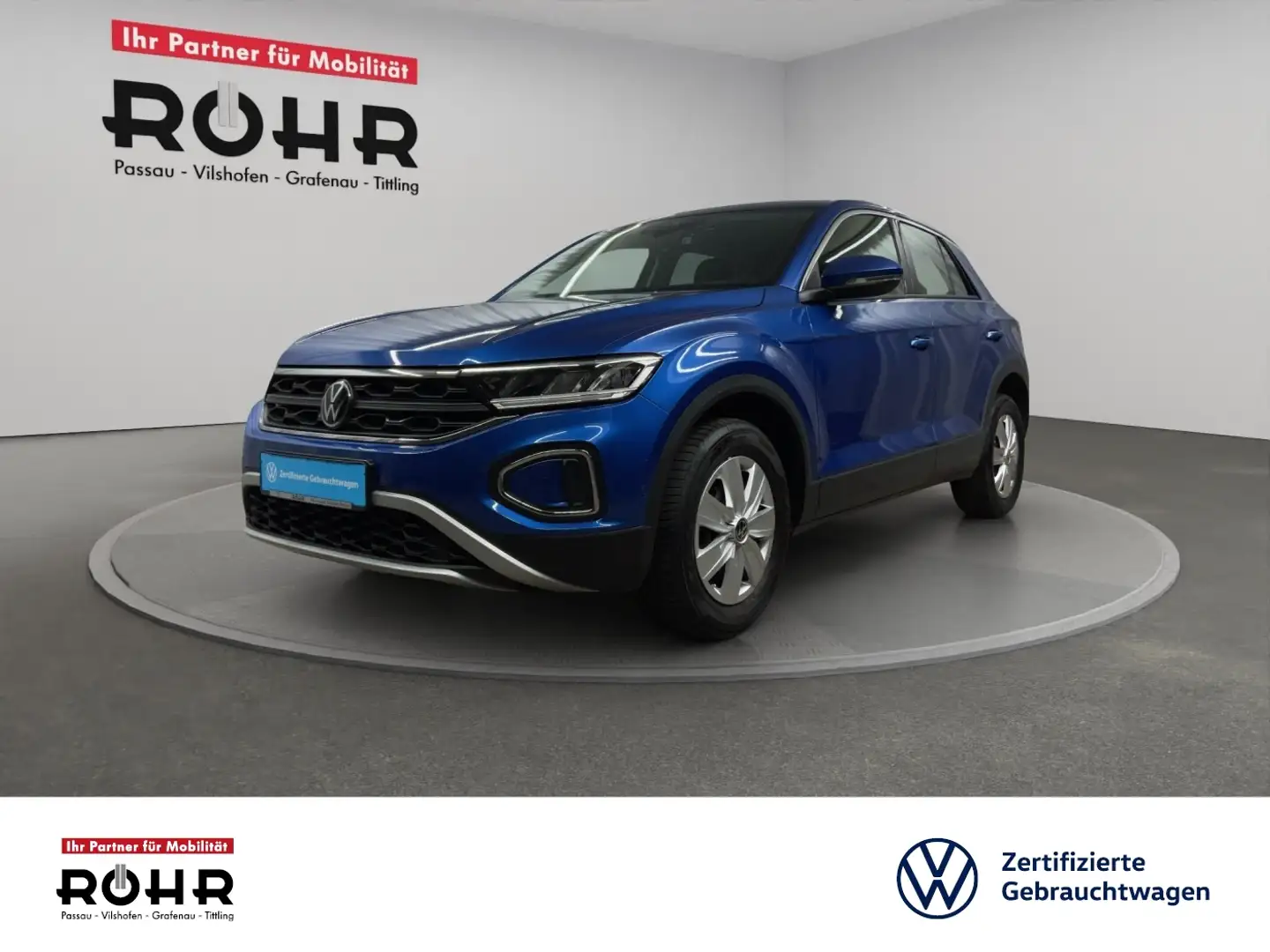 Volkswagen T-Roc Basis (Regensensor.PDC.Klima) 1.0 TSI Blu/Azzurro - 1