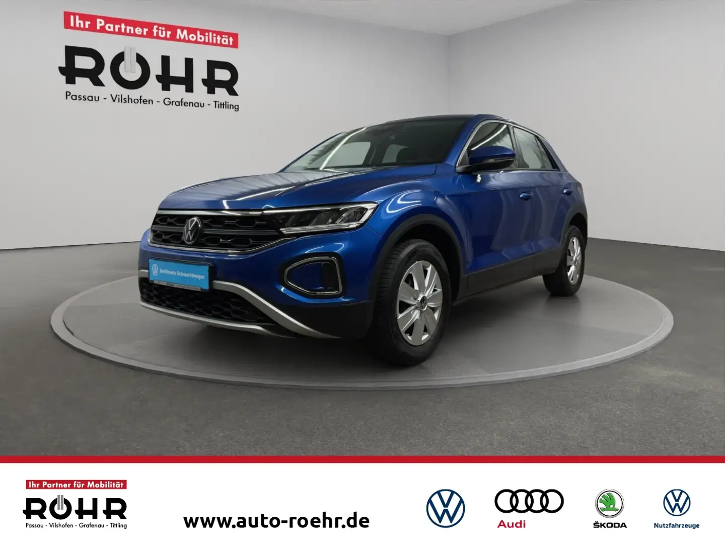 Volkswagen T-Roc Basis (Regensensor.PDC.Klima) 1.0 TSI Blau - 1
