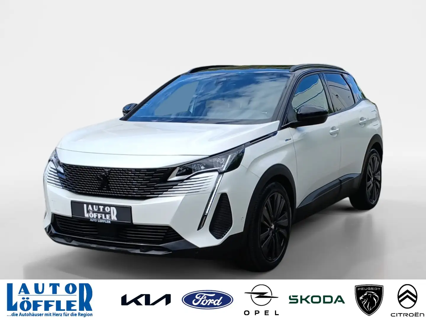 Peugeot 3008 Hybrid GT NAVI^ TEMP^ SHZ^ PDC^ KLIMA^ Klima Navi Weiß - 1