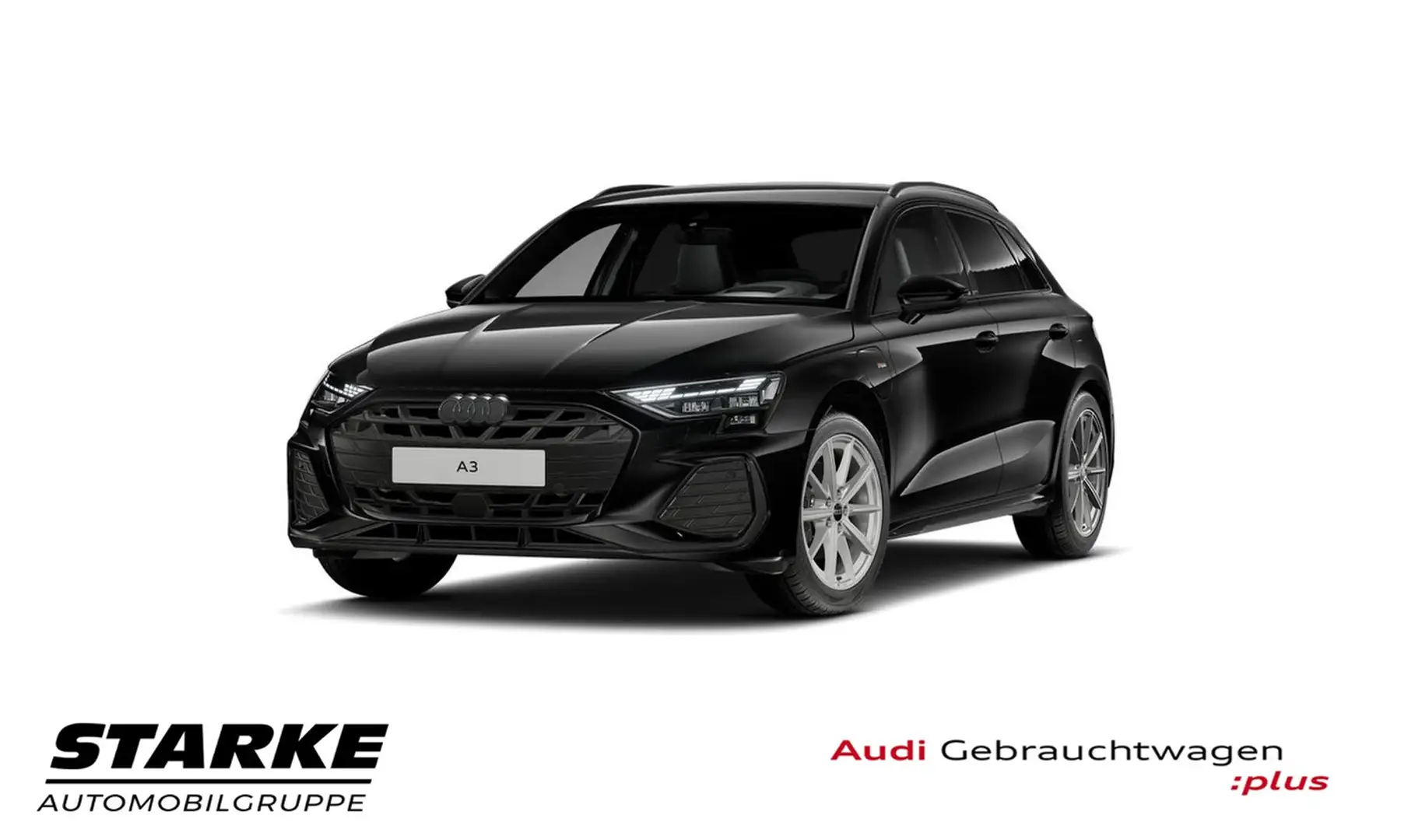 Audi A3 Sportback 40 TFSI e S tronic S line NaviPlus Ma... Schwarz - 2