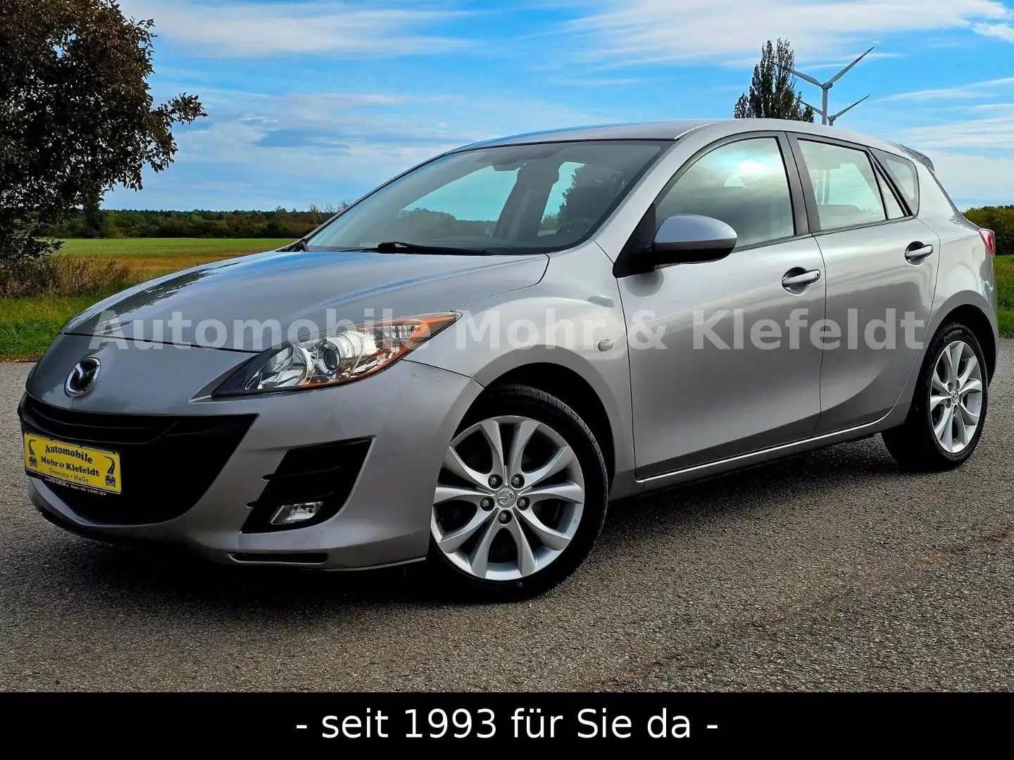 Mazda 3 Lim. High-Line*NAVI*SHZ*FSH*RVM*GRA*LMF*PDC* Argent - 1
