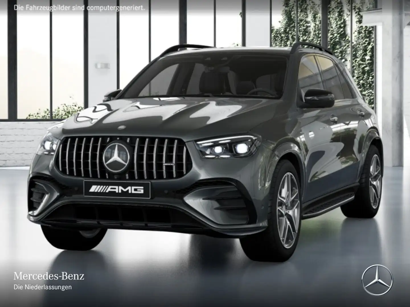 Mercedes-Benz GLE 53 AMG GLE 53 HYBRID 4M NIGHT+PANO+360+AHK+MULTIBEAM+HUD Gris - 2
