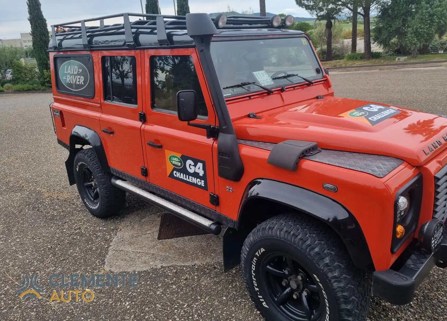 Land Rover Defender " G4 CHALLENGE" OK PERMUTE Orange - 1