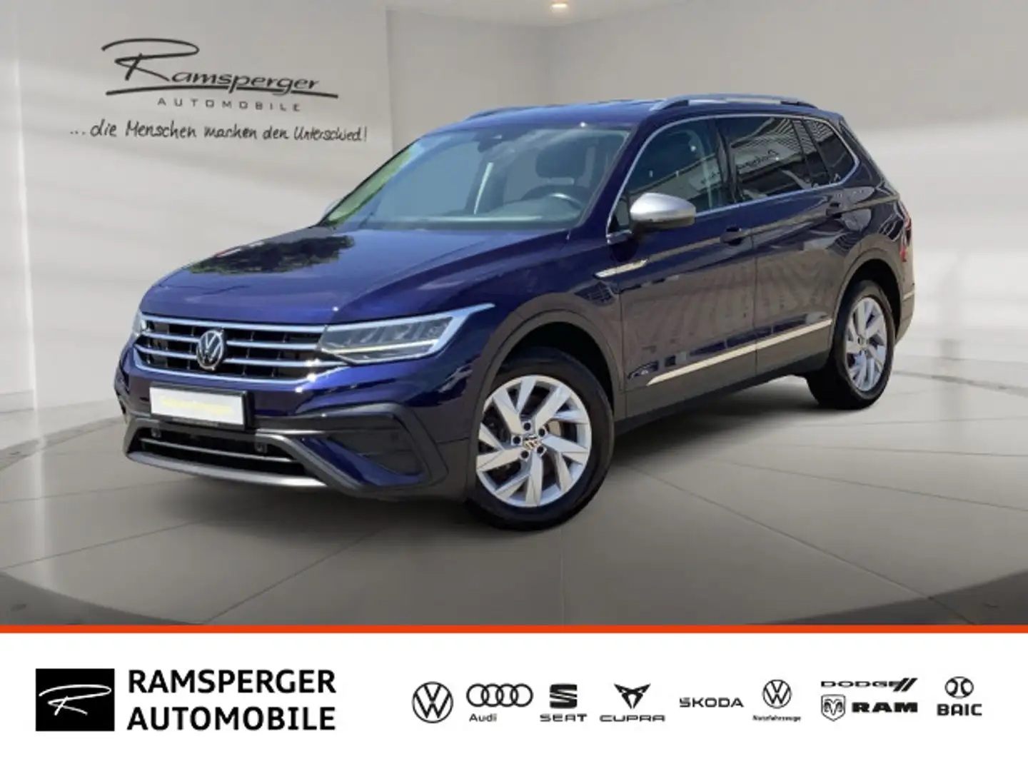Volkswagen Tiguan Allspace 2.0 TSI DSG Life 4M. AHK ACC LED Blau - 1