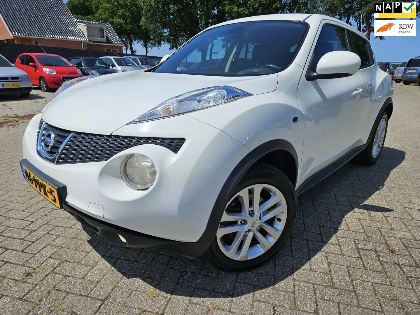 Nissan Juke 1.6 DIG-T Acenta. 2011. 190pk/Climate/Cruise/Stoel Bianco - 1