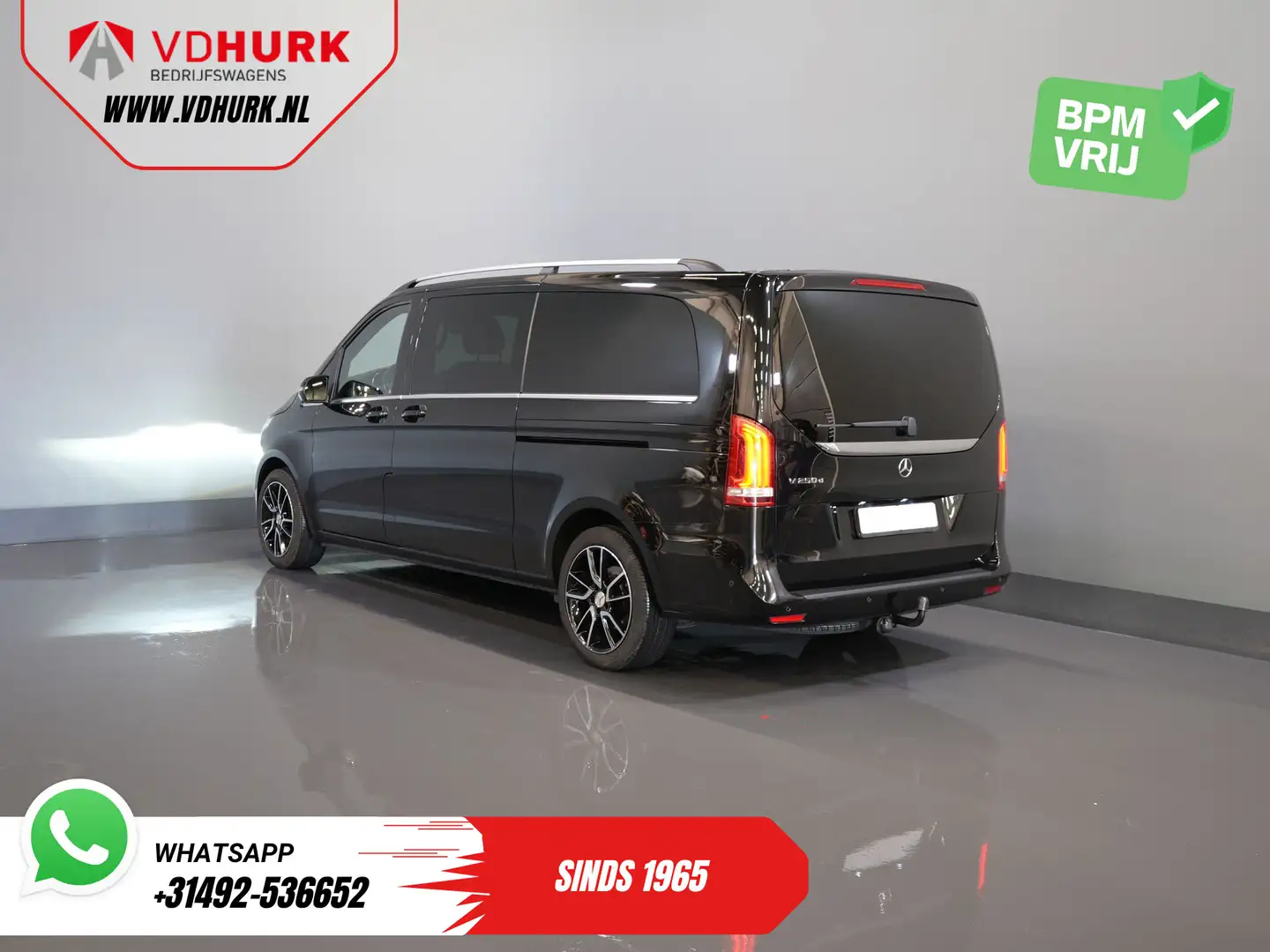 Mercedes-Benz V 250 250d L3 Aut. DC Dubbel Cabine BPM VRIJ! Leder/ 2x Noir - 2