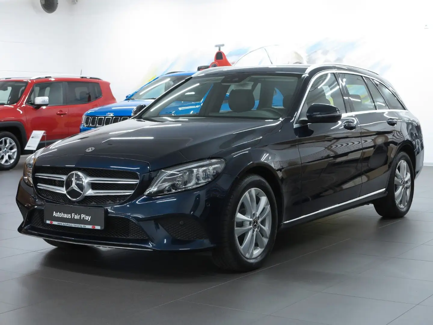Mercedes-Benz C 200 T-Modell Aut./Multibeam/Burmester/U-FREI! Blau - 1