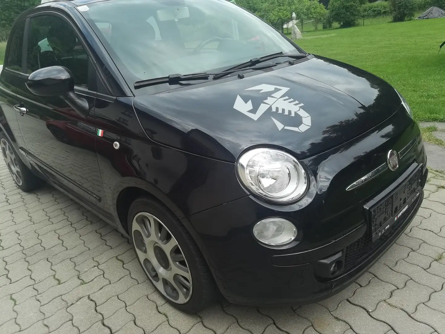 Fiat 500 0,9 TwinAir Turbo Sport Schwarz - 1