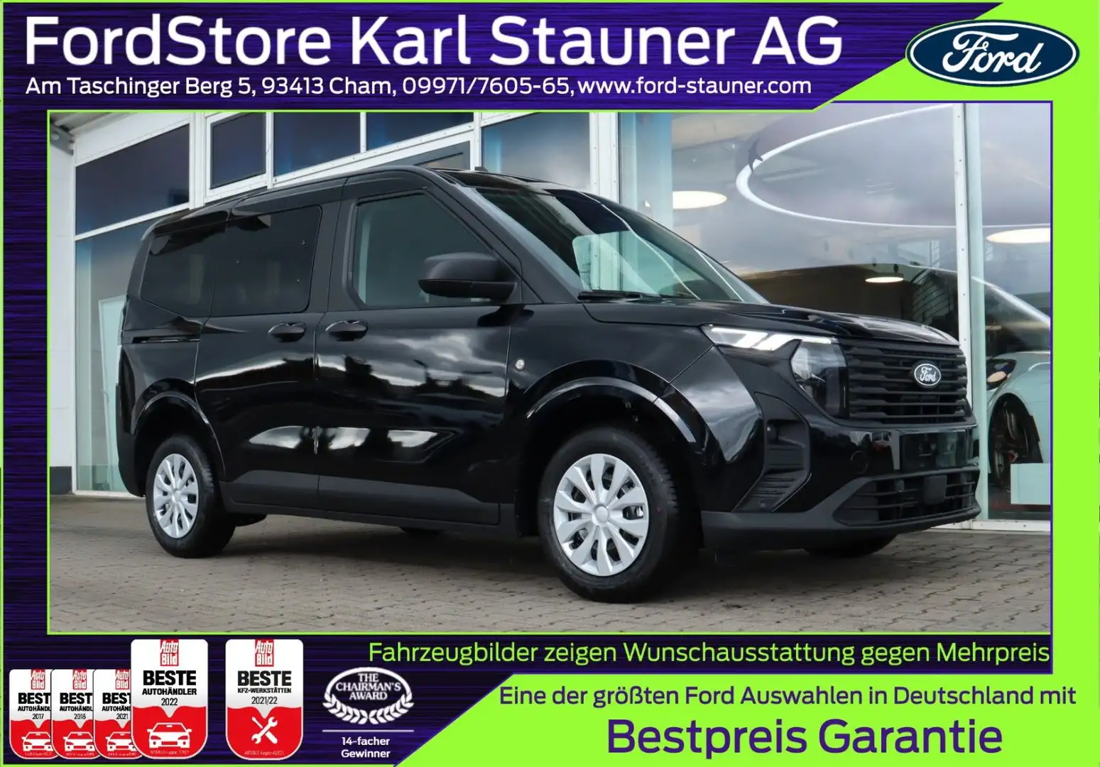 Ford Tourneo Courier Tourneo E-Courier ELEKTRO SYNC 4 NEUES MODELL Weiß - 1