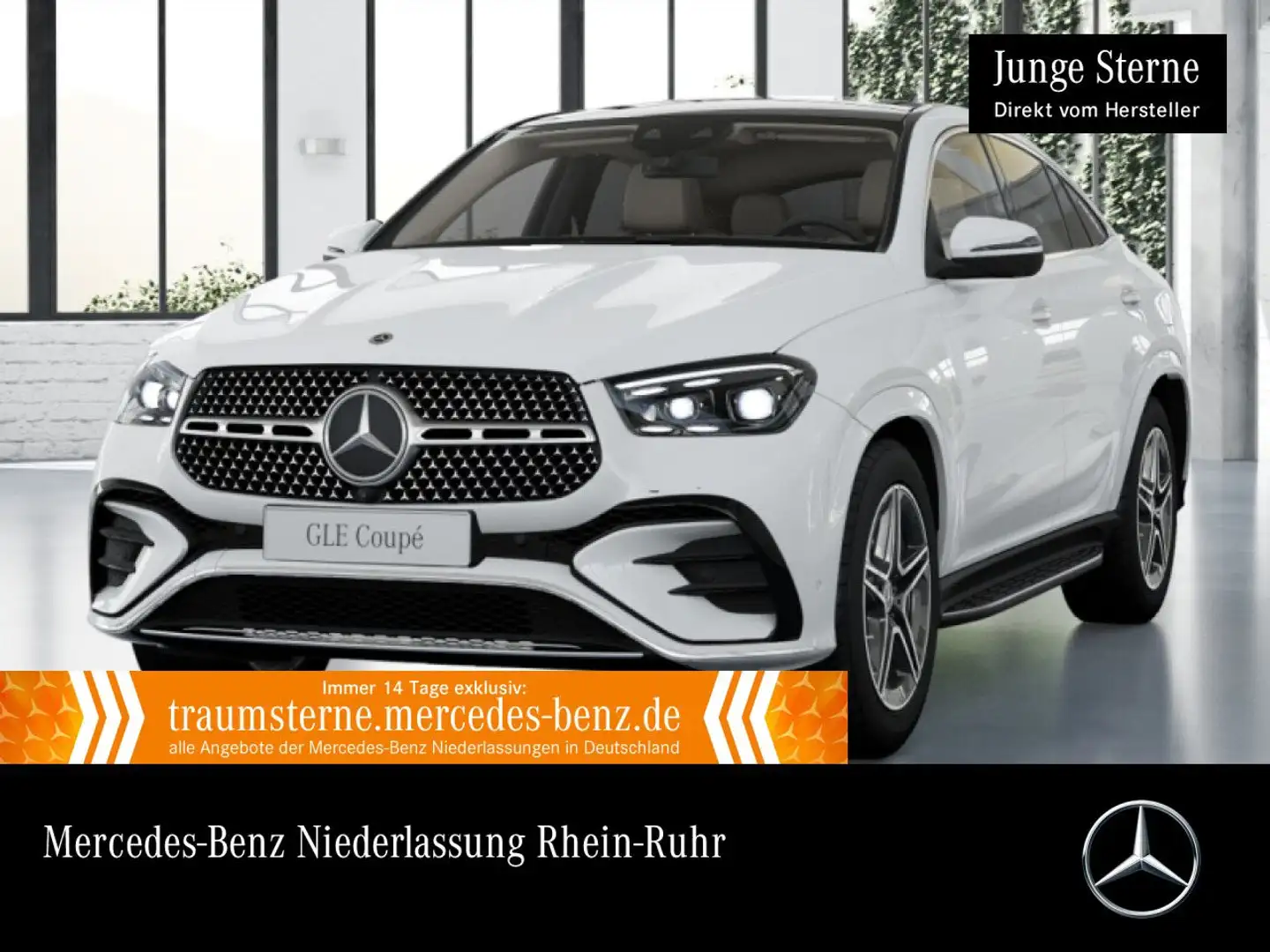 Mercedes-Benz GLE 350 de Coupé 4M AMG+PANO+360+MULTIBEAM+20"+9G Weiß - 1