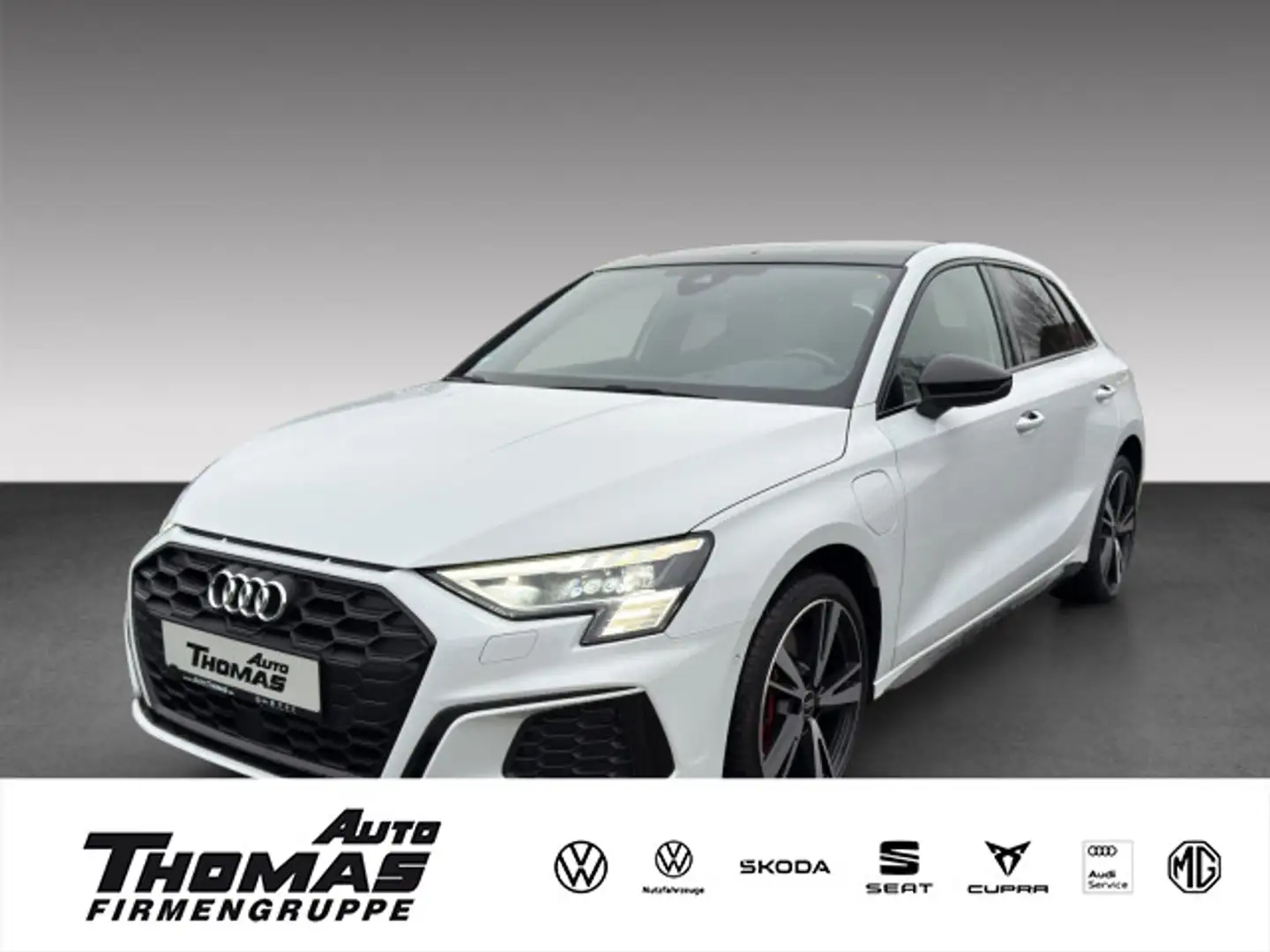 Audi A3 1.4 S-tonic TFSI e S line Klima Weiß - 1