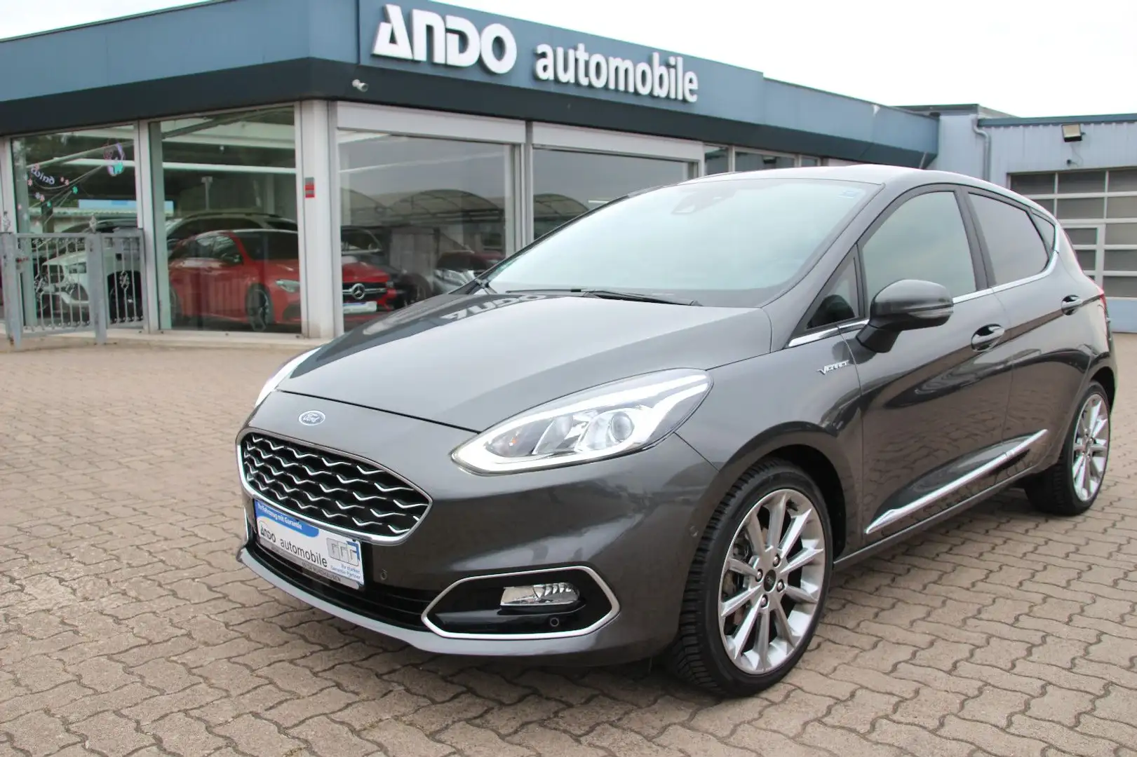 Ford Fiesta 1.0 140PS Vignale Navi/Keyless/Teilleder Gris - 1