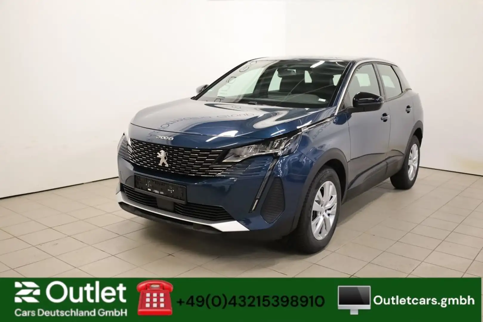 Peugeot 3008 1.2 PureTech 130 Active Pack nur 4.900 km Blau - 1