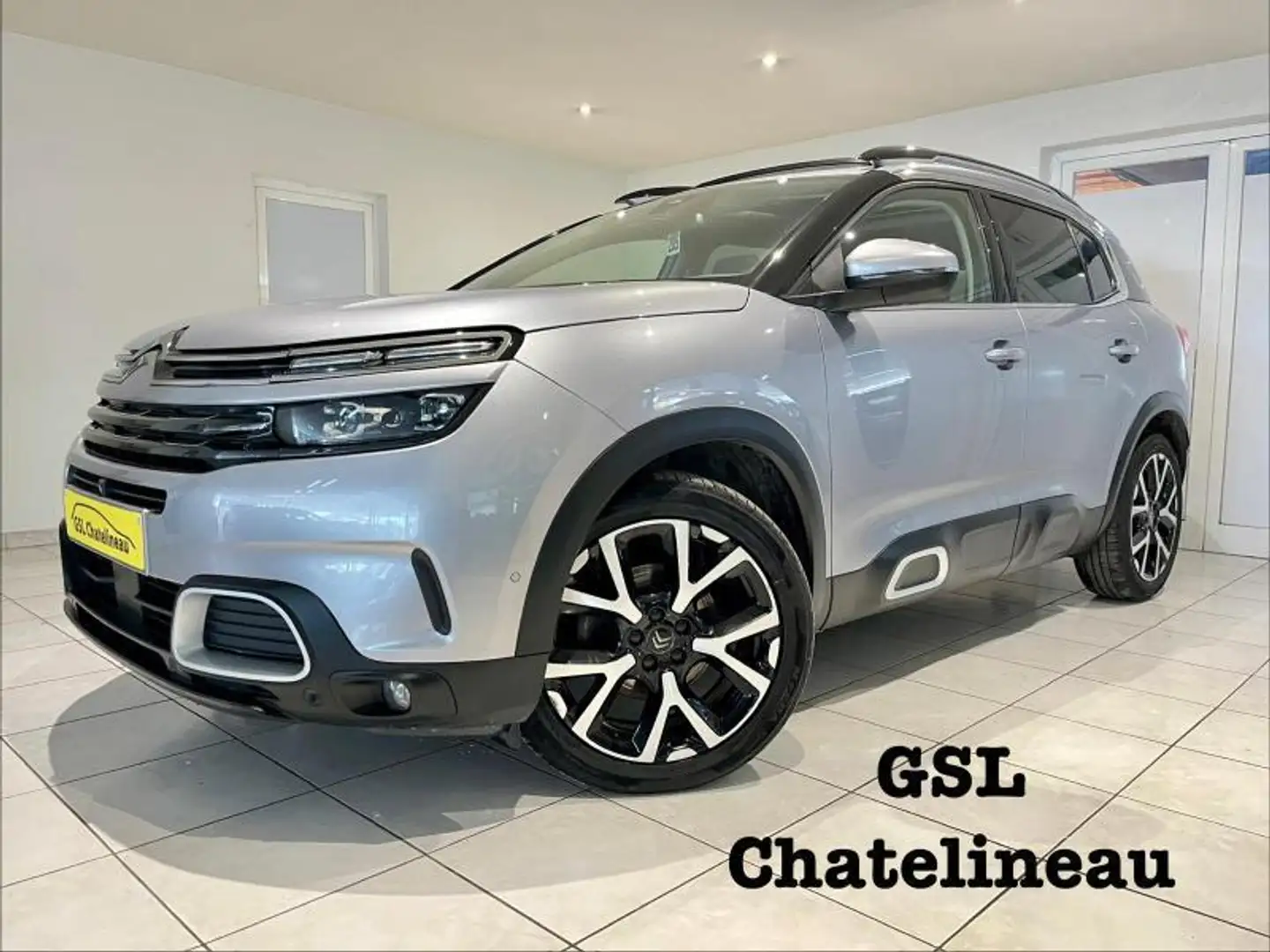 Citroen C5 Aircross 1.2I 130cv Gris 02/20 63.961km Airco GPS Bluetooth Gris - 1