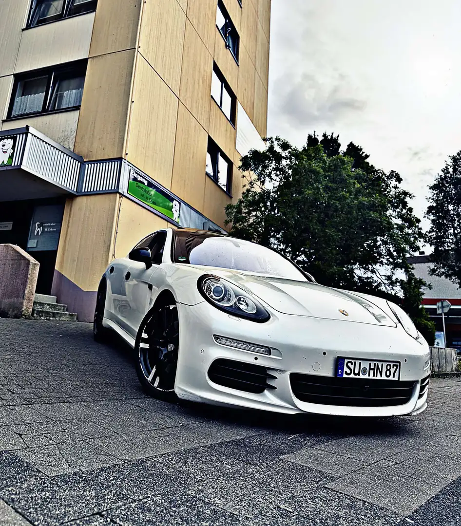 Porsche Panamera Diesel 3.0 facelift Chrono paket auch tausch Weiß - 1