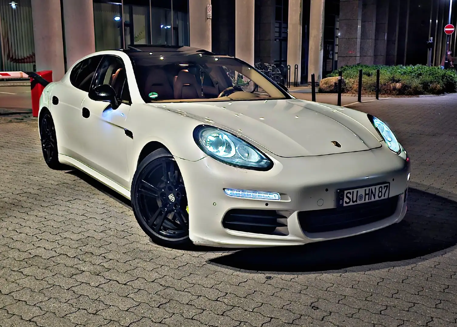 Porsche Panamera Diesel 3.0 facelift Chrono paket auch tausch Weiß - 2