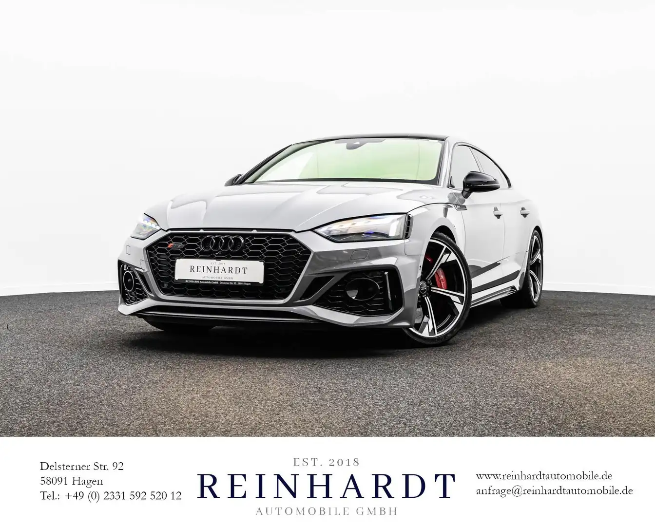 Audi RS5 SPORTBACK ACC/HuD/PANO/360°/RS-SITZE/RS-AGA Gris - 1