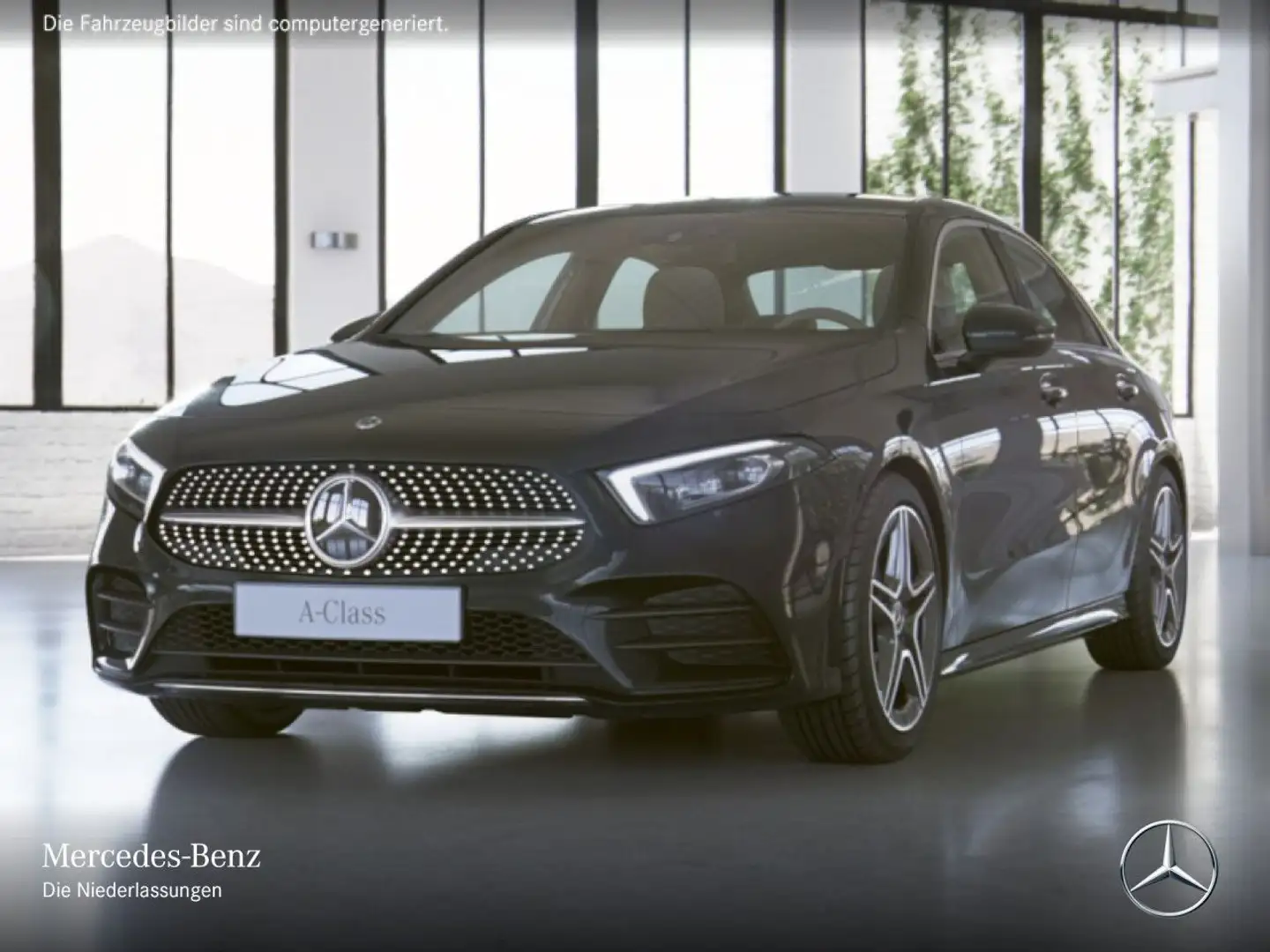 Mercedes-Benz A 220 d Lim 4M AMG+MULTIBEAM+FAHRASS+BURMESTER+HUD Negro - 2