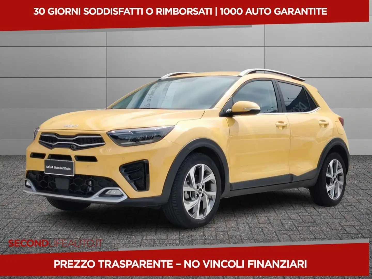 Kia Stonic 1.0 t-gdi mhev GT Line 100cv imt Giallo - 1