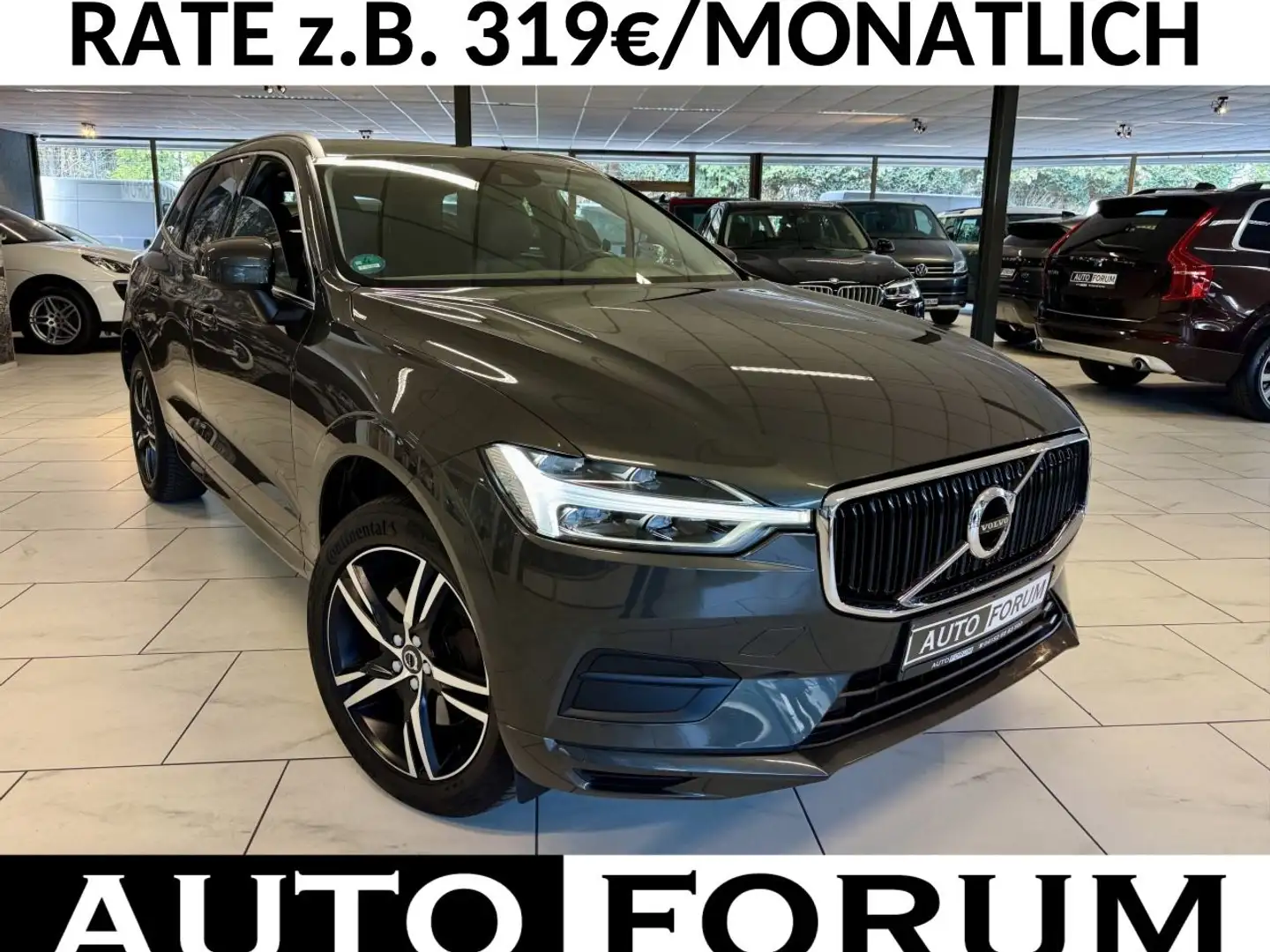 Volvo XC60 2.0 D5 AWD R-DESIGN LEDER AHK NAVI LED CAM Grau - 1