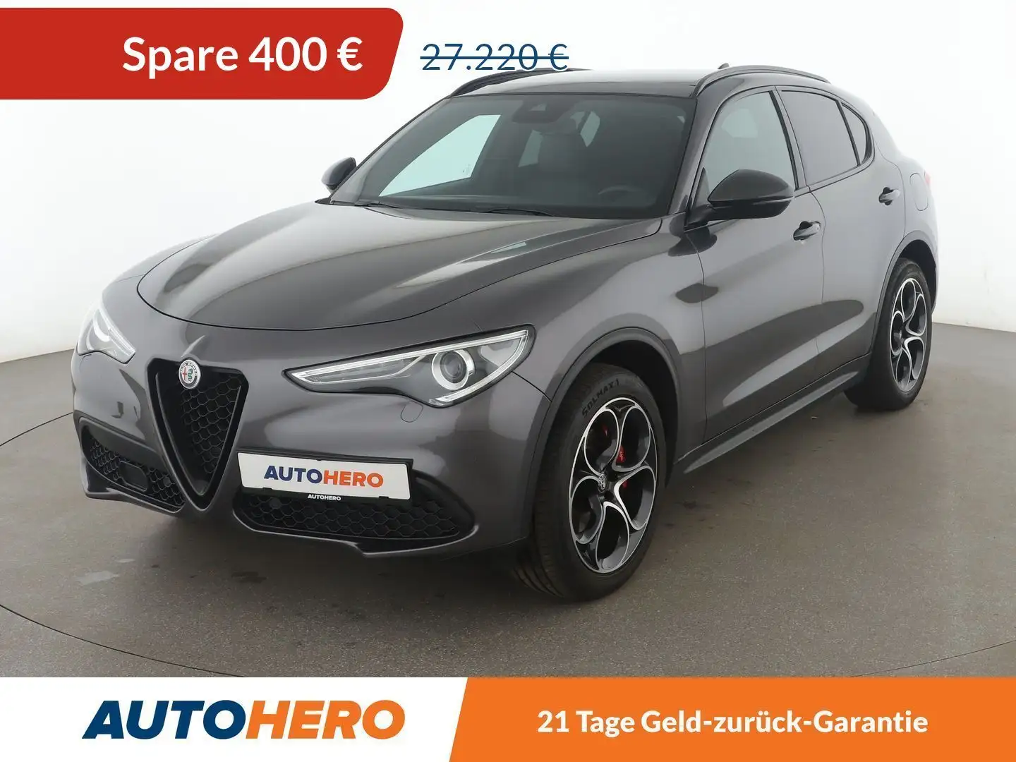Alfa Romeo Stelvio 2.2 JTDM Q4 B-Tech Aut.*LED*ACC*CAM*PDC*SHZ*KLIMA* Grey - 1